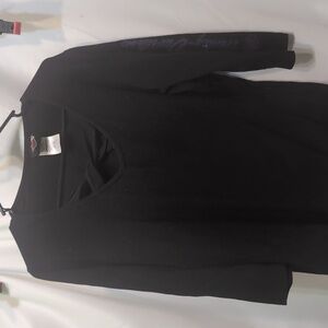 Women's Harley-Davidson Grand Cayman Long Sleeve Black Graphic Tee Size XXL